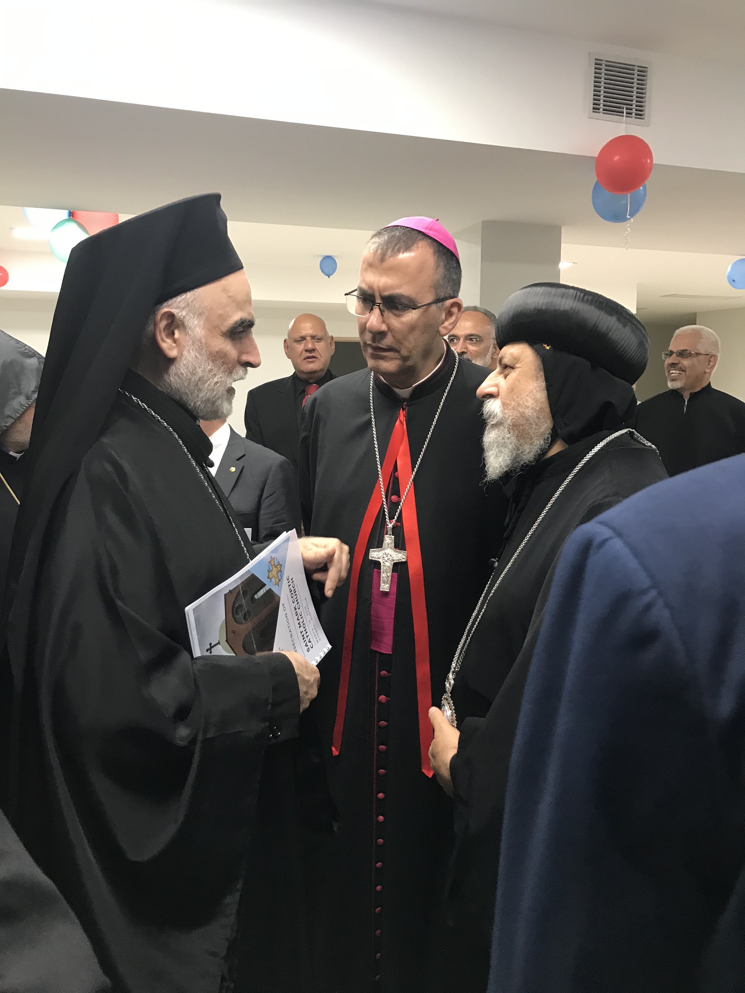 His Grace Archbishop Nona Attending The Consecration Of St. Markus The 